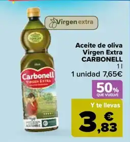 Carrefour CARBONELL Aceite de oliva Virgen Extra oferta