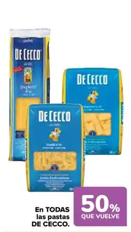 Carrefour DE CECCO En todas las pastas oferta