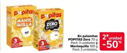 Carrefour POPITAZ En palomitas Zero mantequilla oferta
