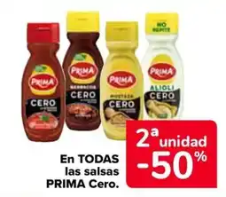 Carrefour PRIMA En todas las salsas cero oferta