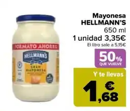 Carrefour HELLMANN'S Mayonesa oferta