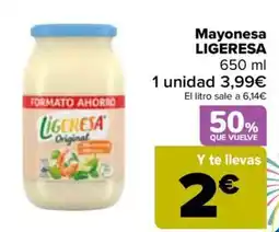 Carrefour LIGERESA Mayonesa oferta