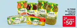 Carrefour BONDUELLE En todas las conservas vegetales oferta