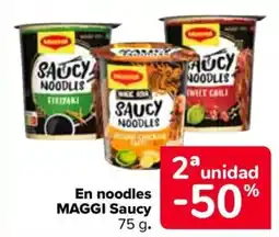 Carrefour MAGGI Saucy En noodles oferta