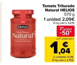 Carrefour HELIOS Tomate Triturado Natural oferta