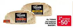 Carrefour THE RUSTIK Bakery en todas las hogazas oferta