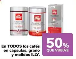 Carrefour ILLY En todos los cafés en cápsulas, grano y molidos oferta