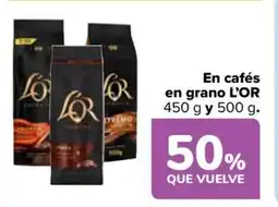 Carrefour L'OR En cafés en grano oferta