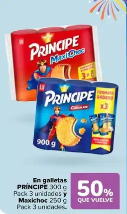 Carrefour PRÍNCIPE En galletas MaxiChoc oferta