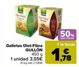 Carrefour GULLÓN Galletas Diet-Fibra oferta