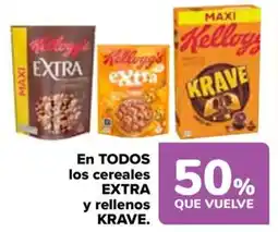 Carrefour KELLOGG'S Extra y Krave En todos los cereales rellenos oferta