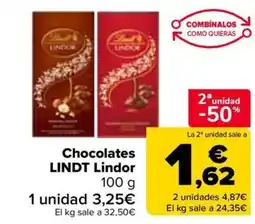 Carrefour LINDT Chocolates Lindor oferta