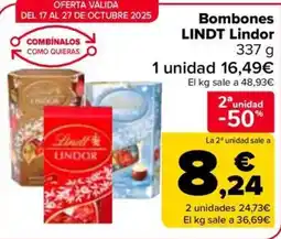 Carrefour LINDT Bombones Lindor oferta