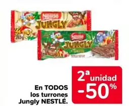 Carrefour NESTLÉ En todos los turrones jungly oferta
