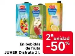 Carrefour JUVER En bebidas de fruta Disfruta oferta