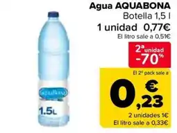 Carrefour AQUABONA Agua oferta