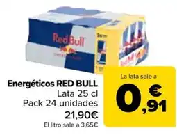 Carrefour RED BULL Energéticos oferta