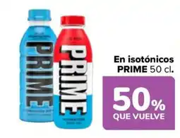 Carrefour PRIME En isotónicos oferta