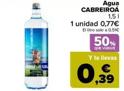 Carrefour CABREIROÁ Agua oferta