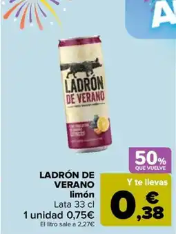 Carrefour LADRÓN DE VERANO limón oferta