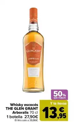 Carrefour THE GLEN GRANT Whisky escocés Arboralis oferta