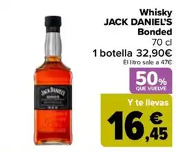 Carrefour JACK DANIEL'S Whisky Bonded oferta