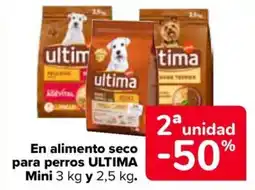 Carrefour ULTIMA En alimento seco para perros Mini oferta