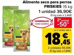 Carrefour FRISKIES Alimento seco para perros oferta