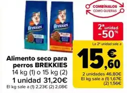 Carrefour BREKKIES Alimento seco para perros oferta