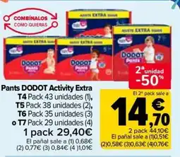 Carrefour DODOT Pants Activity Extra oferta