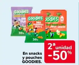 Carrefour GOODIES En snacks y pouches oferta