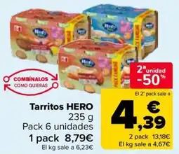 Carrefour HERO Tarritos oferta
