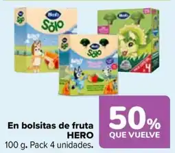 Carrefour HERO En bolsitas de fruta oferta