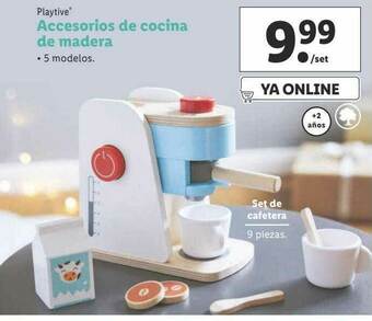 Lidl Playtive Accesorios De Cocina De Madera oferta