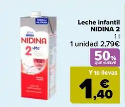 Carrefour NIDINA 2 Leche infantil oferta