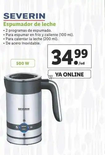Lidl Severin Espumador De Leche oferta