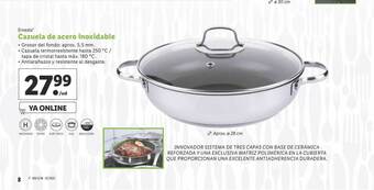Lidl Ernesto Cazuela De Acero Inoxidable oferta