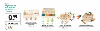 Lidl Playtive Juguetes De Motricidad De Madera oferta