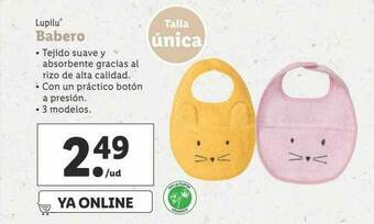 Lidl Lupilu Babero oferta