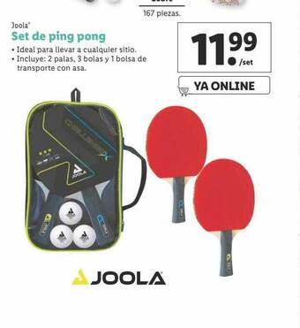 Lidl Joola Set De Ping Pong oferta