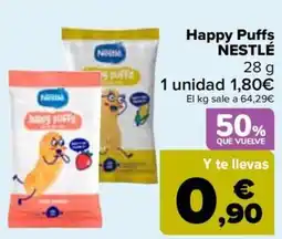 Carrefour NESTLÉ Happy Puffs oferta