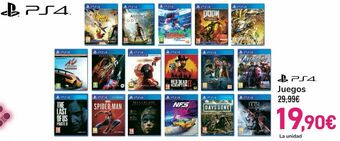 Carrefour Ps4 juegos oferta
