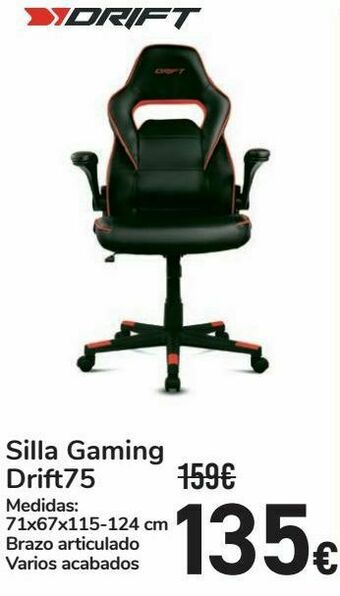 Carrefour Silla gaming drift75 oferta