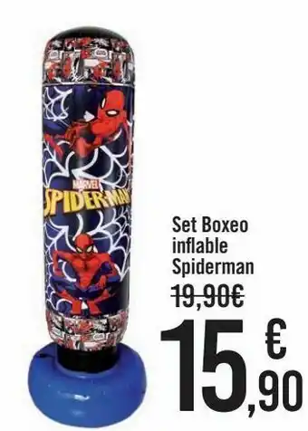 Carrefour Set boxeo inflable spiderman oferta
