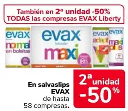 Carrefour EVAX En salvaslips oferta