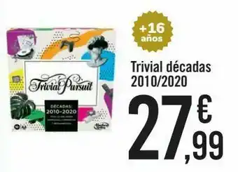 Carrefour Trivial décadas 2010/2020 oferta