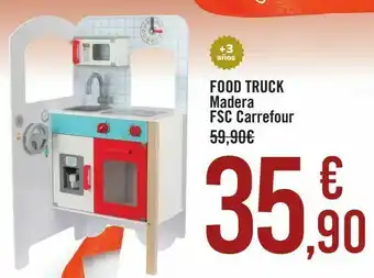 Carrefour Food truck madera fsc carrefour oferta