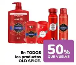Carrefour OLD SPICE En todos los productos oferta