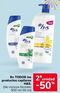 Carrefour H&S En todos los productos capilares oferta