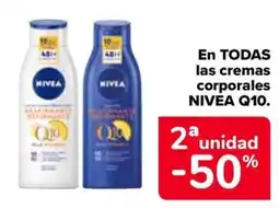 Carrefour NIVEA Q10 En todas las cremas corporales oferta